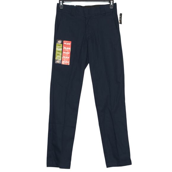 NWT Dickies Mens Pants Slim Tapered Twill Flex Workwear Utility Blue Size 29x32 - Picture 1 of 6